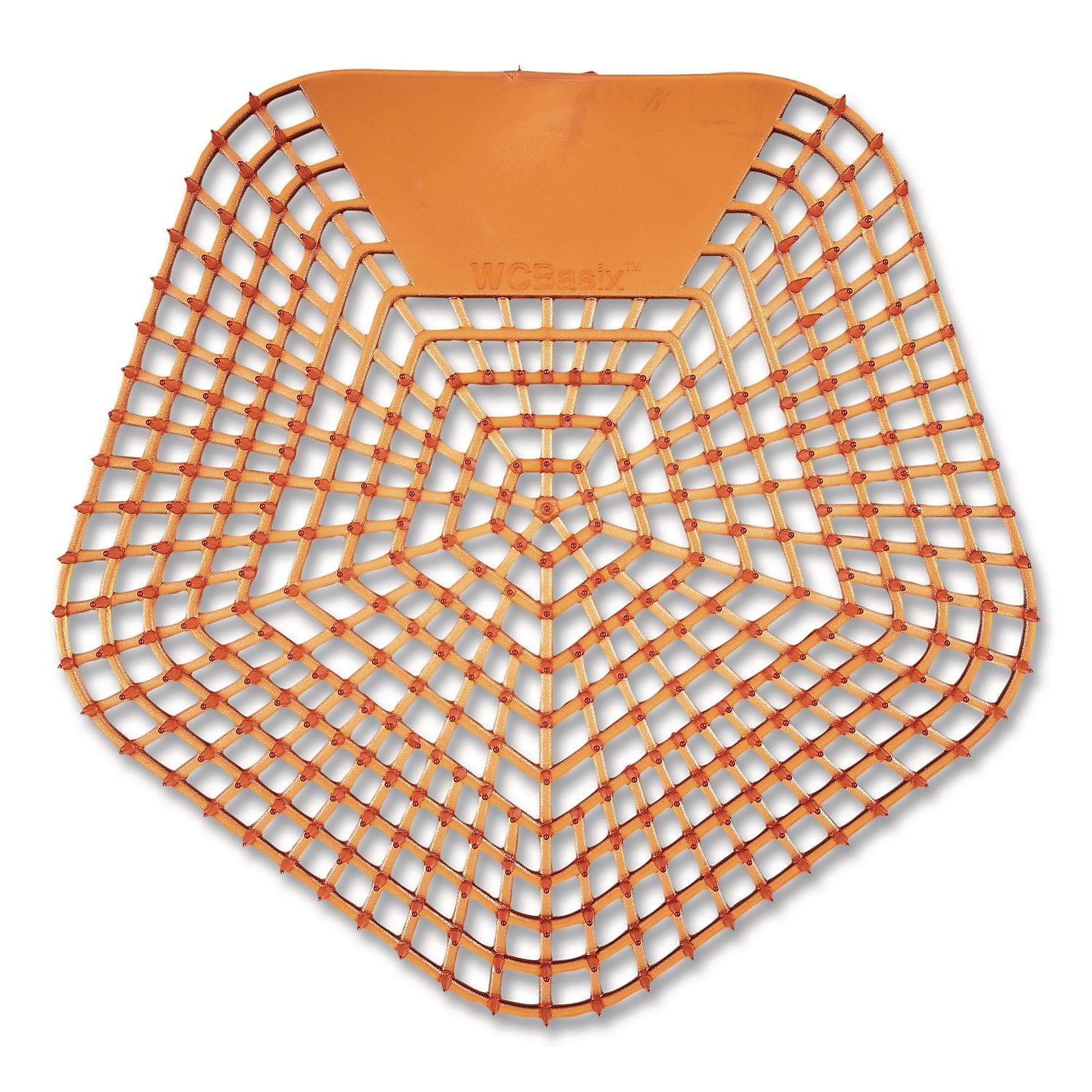 Boardwalk Anti-Splash Urinal Screen, Mango Mist Scent, Orange, 10/Box (WCBX-P-010I010I-04-AAS80-)