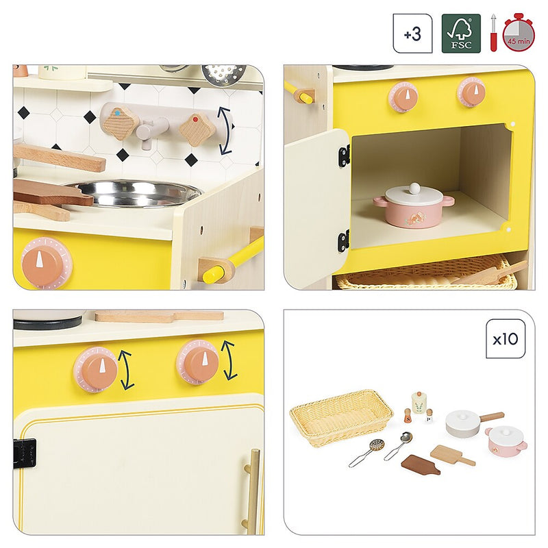 Janod Cottage Chic Compact Cooker (J06641)