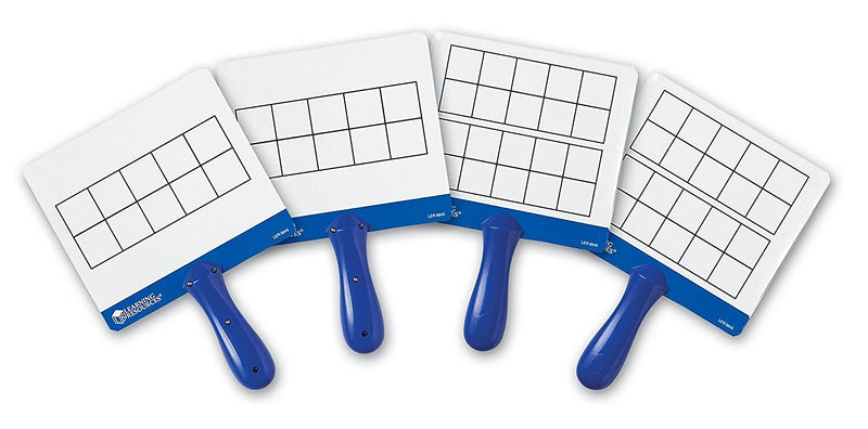 Learning Resources Ten-Frame Answer Boards, Set of 4 (LER6645)