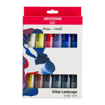 Amsterdam Urban Landscape Acrylic Paint, Assorted Colors, 12/Pack (AMS17820603)