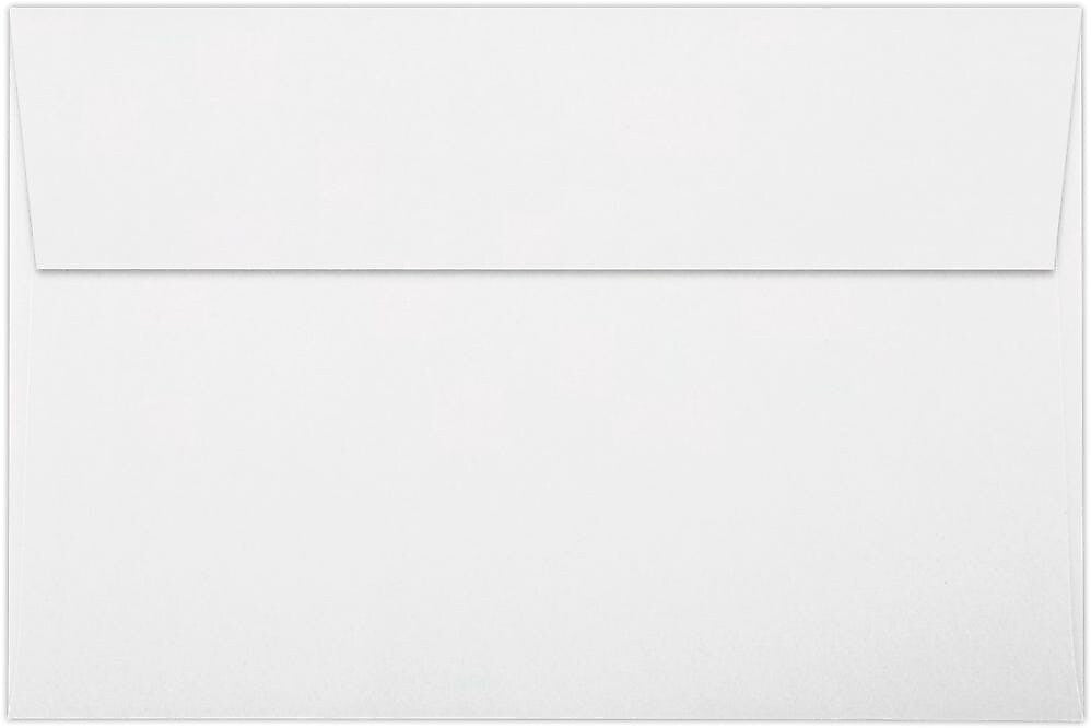 JAM Paper Self Seal A9 Booklet Envelope 5 3/4" x 8 3/4", White, 100/Pack (4895-WPP-100)