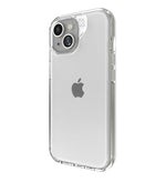 Zagg Crystal Palace Phone Case for iPhone 15/14/13, Shock Absorbing, Clear (702311699)