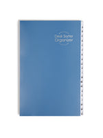 Smead Plastic Indexed Desk File, Alphabetical Index, Blue (89237)