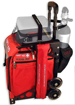 MobileAid Trauma BLS (Basic Life Suppport) EASY-ROLL Modular First Aid Station with Oxygen Tank Holder & AED Strap (31580)