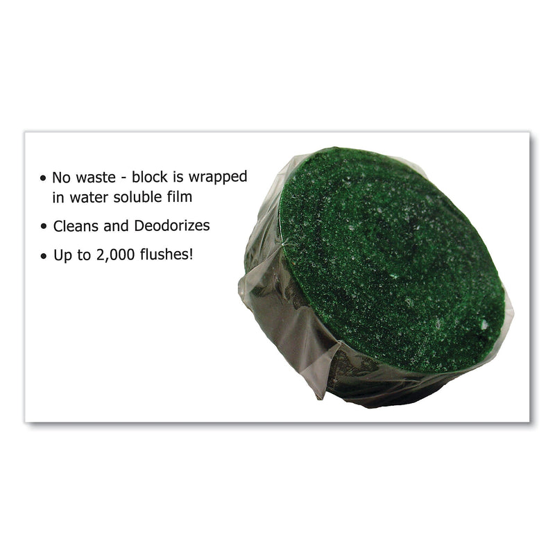 Fresh Products Urinal Block, Green Apple Scent, Green, 12/Pack, 12/Carton (FRSEUB144CF)