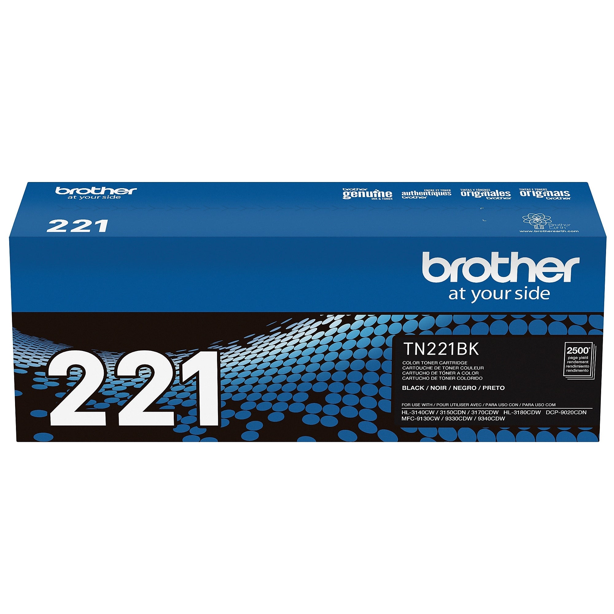 Brother TN-221 Black Standard Yield Toner Cartridge (TN221BK)