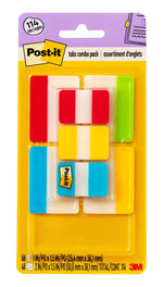 Post-it Tabs Value Pack, 1" Wide & 2" Wide, Assorted Colors, 114 Tabs/Pack (686-VAD2)