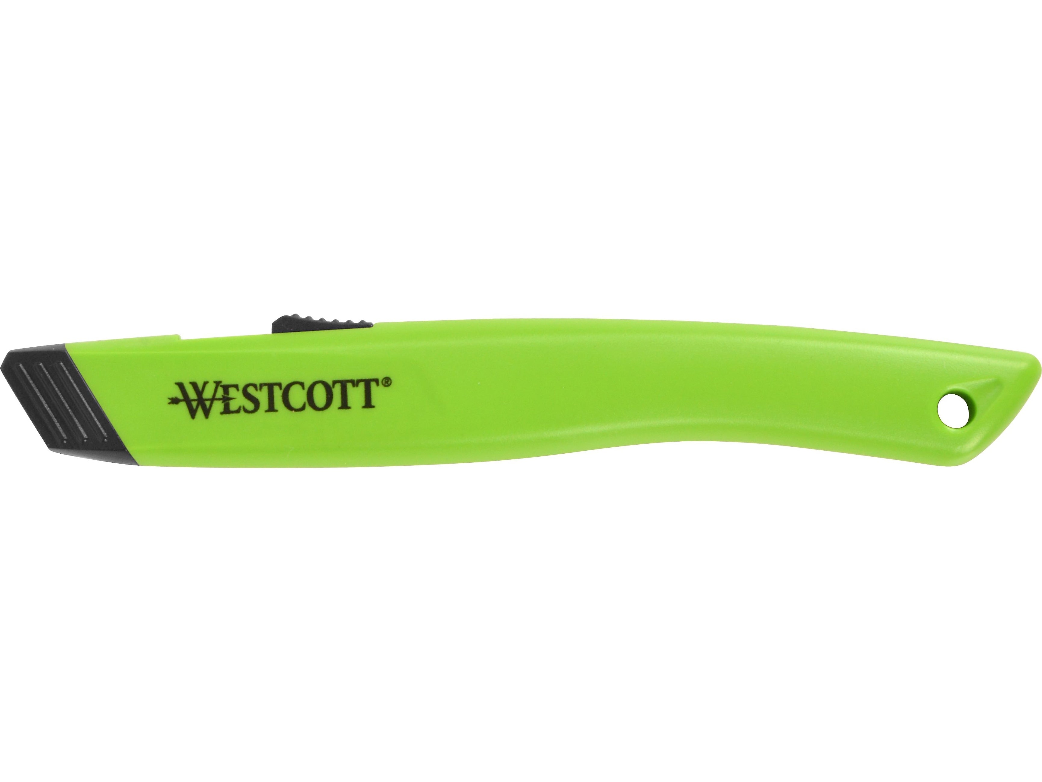 Westcott Retractable Ceramic Safety Knife, Green (16475)