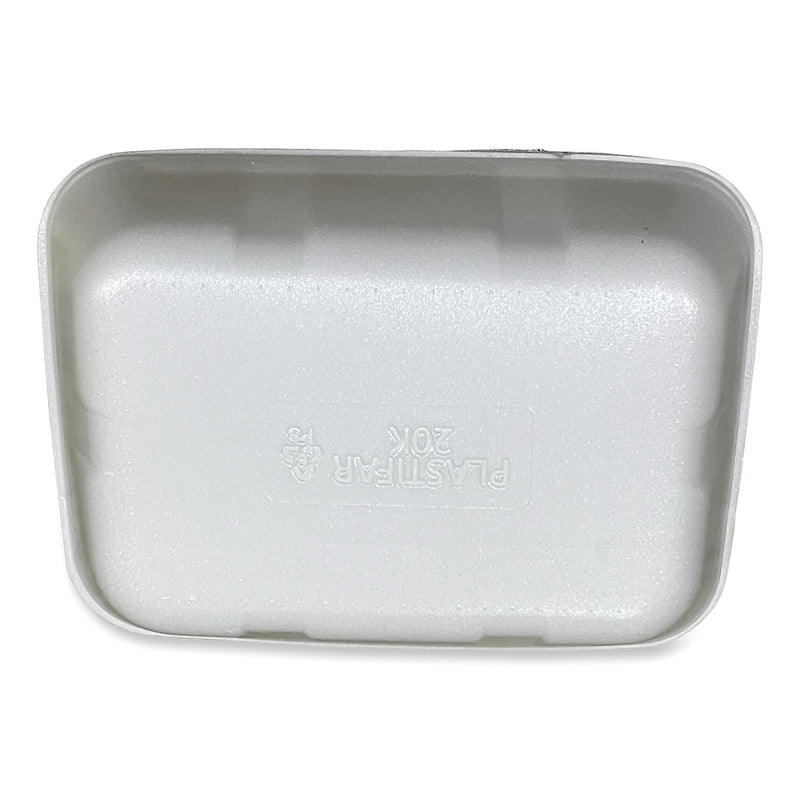 GEN Meat Trays, #20K, 12 x 8.7 x 2.45, White, 250/Carton