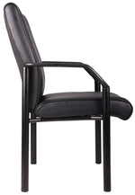 Boss Leather Guest Chair, Black (B689)