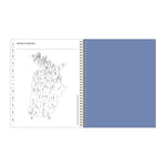 2026 Blue Sky Cocorrina 8.5" x 11"  Weekly & Monthly Planner, Plastic Cover, Multicolored (143696-26)