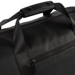 Bugatti Central 18.9" Vegan Leather Travel Duffel, Black (DUF2435BU-BLK)