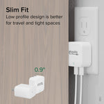 Plugable 40W Dual USB-C Wall Charger, White (PS-40C2W)