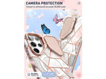 i-Blason Cosmo Cute Marble Pink MagSafe Case for Samsung Galaxy S24 Ultra, Shock-Absorbing