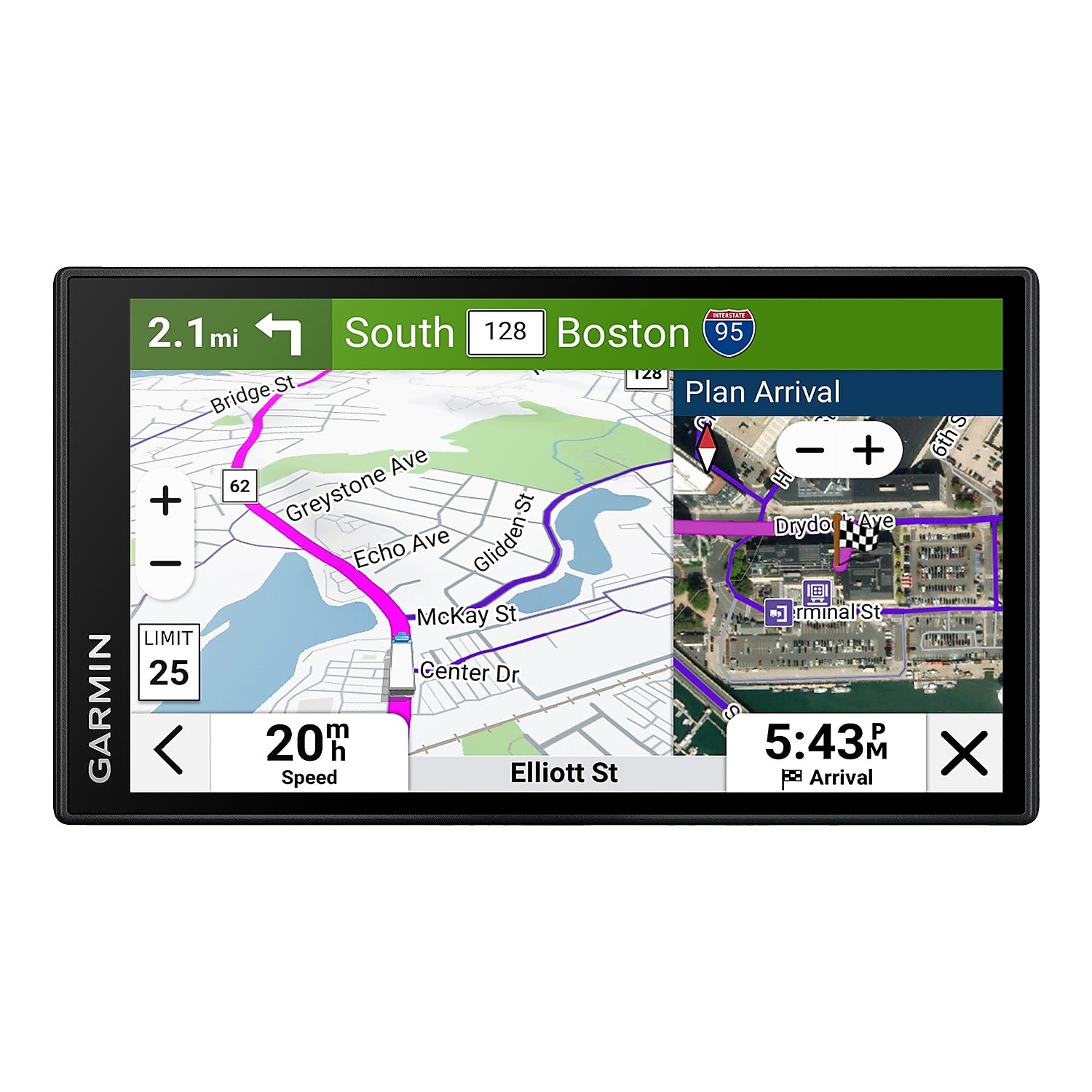 Garmin dezl OTR620 6" GPS Truck Navigator, Black (010-02923-00)