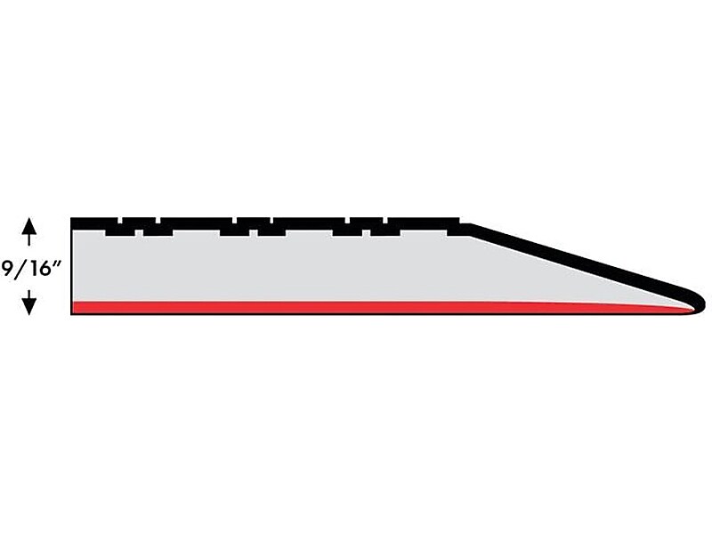 NoTrax Cushion Trax Anti-Fatigue Mat, 60" x 36", Black (479S0035BL)