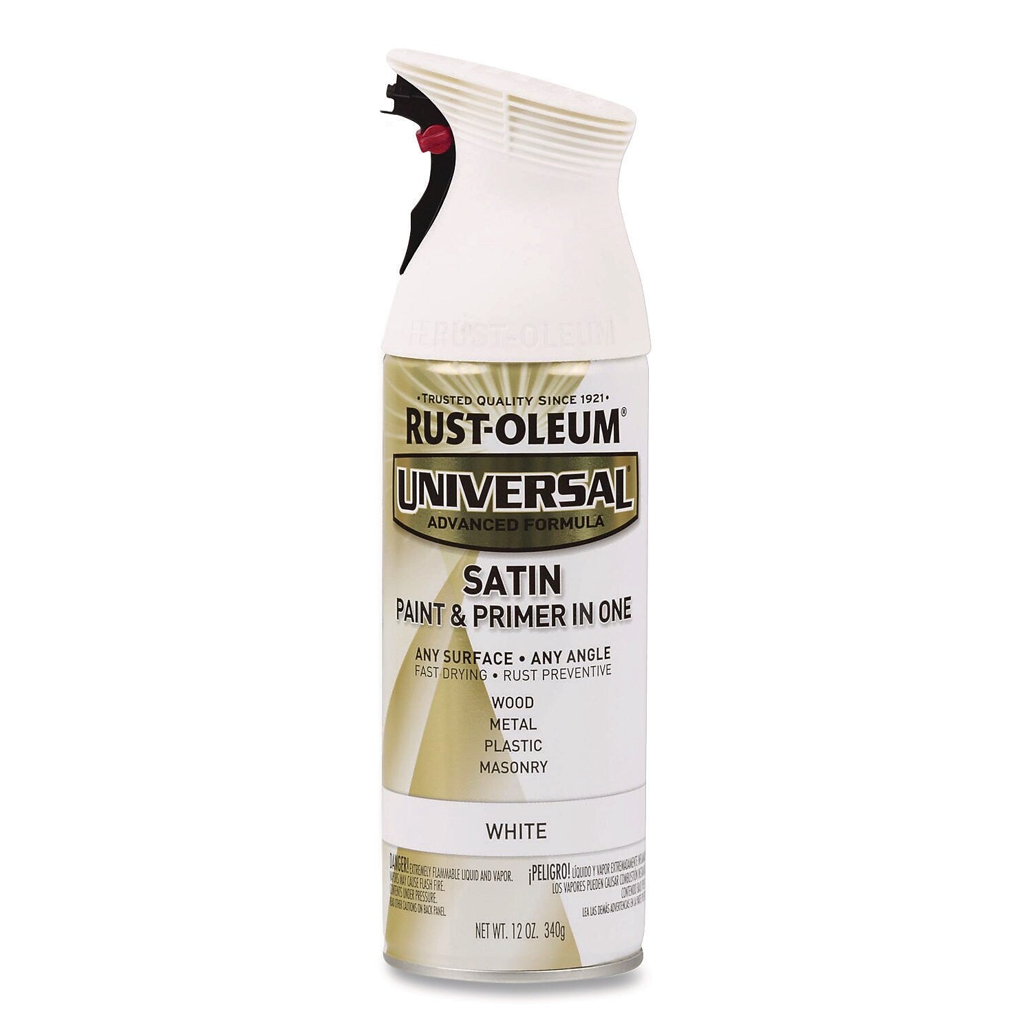 Rust-Oleum Universal Premium Spray Paint, White, 12 oz., 6/Carton (245210)