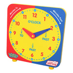 Junior Learning What's the Time? Geared Clock, Multicolored (JRL718)