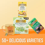 Twinings Lemon & Ginger Herbal Caffeine Free Tea Bags, 25/Box (TNA85145)