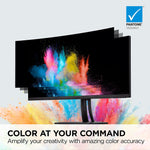 ViewSonic ColorPro 34" Curved 75Hz LED Monitor, Black (VP3456A)