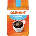 Dunkin' French Vanilla Ground Coffee, Medium Roast, 18 oz., Each (8133400680)
