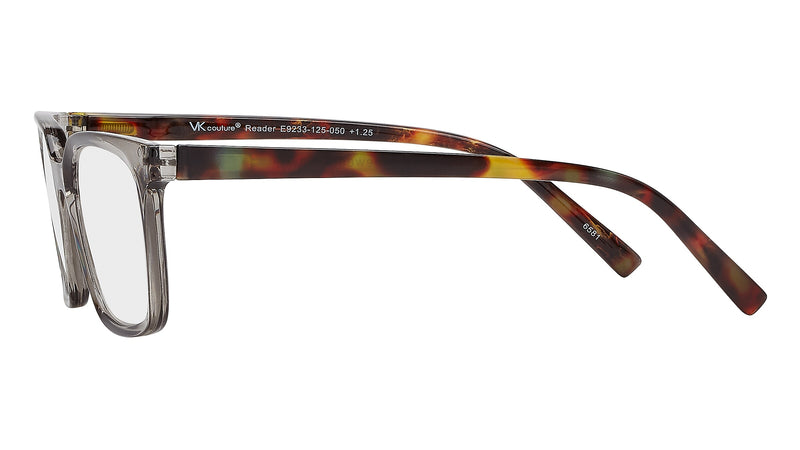 SAV VK Couture Vera +2.50 Reading Glasses, Light Gray (E9233)