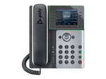 Poly Edge E350 VOIP Phone, Silver/Black (82M89AA)