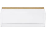 Russell+Hazel 3-Piece Wall Organizer Set, Acrylic/Brass, Clear/Gold (87847)