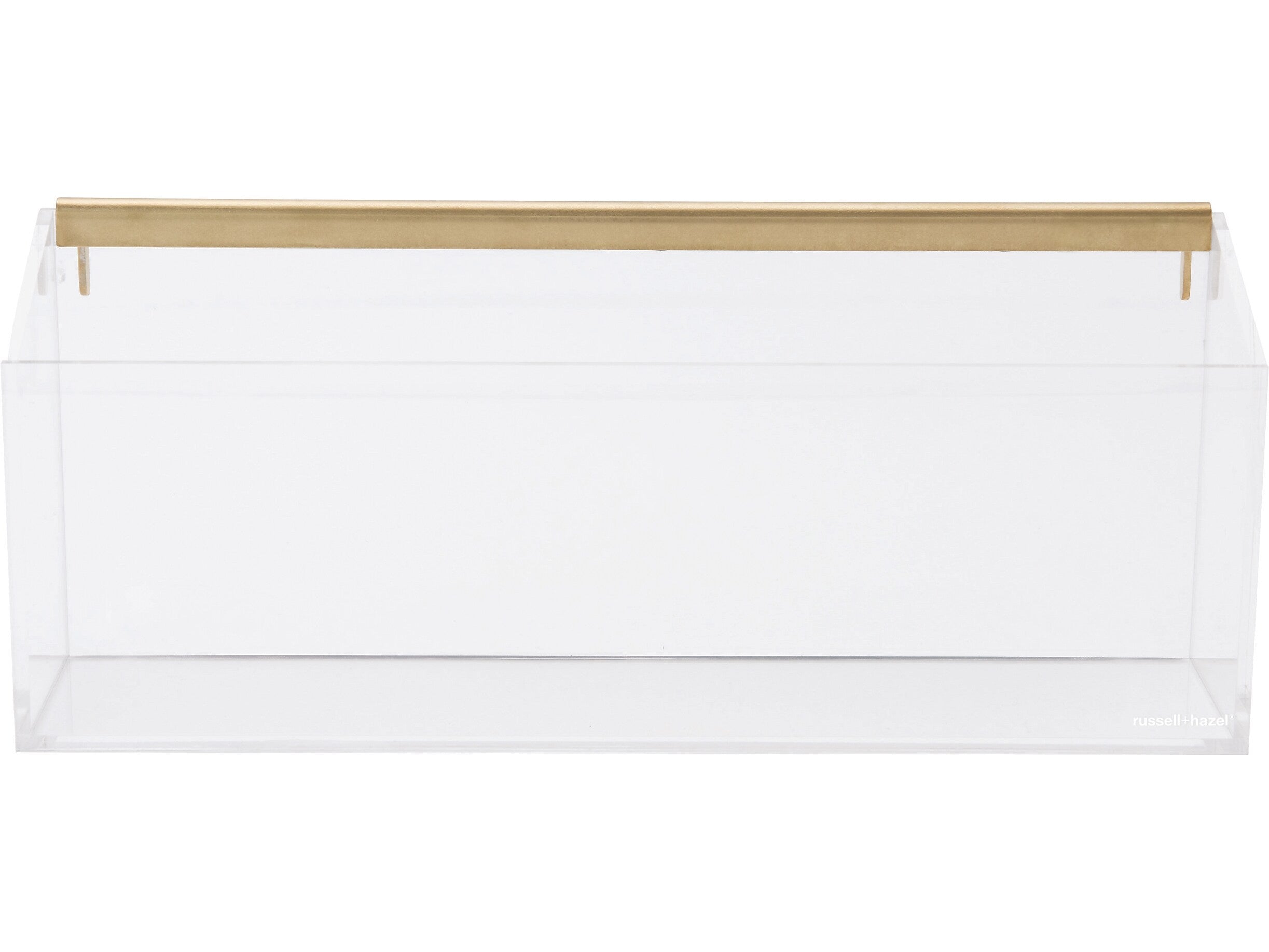 Russell+Hazel 3-Piece Wall Organizer Set, Acrylic/Brass, Clear/Gold (87847)