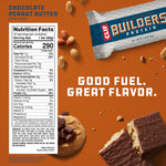Clif Builder's Chocolate Peanut Butter Protein Bar, 2.4 oz., 12 Bars/Box (CCC160041)