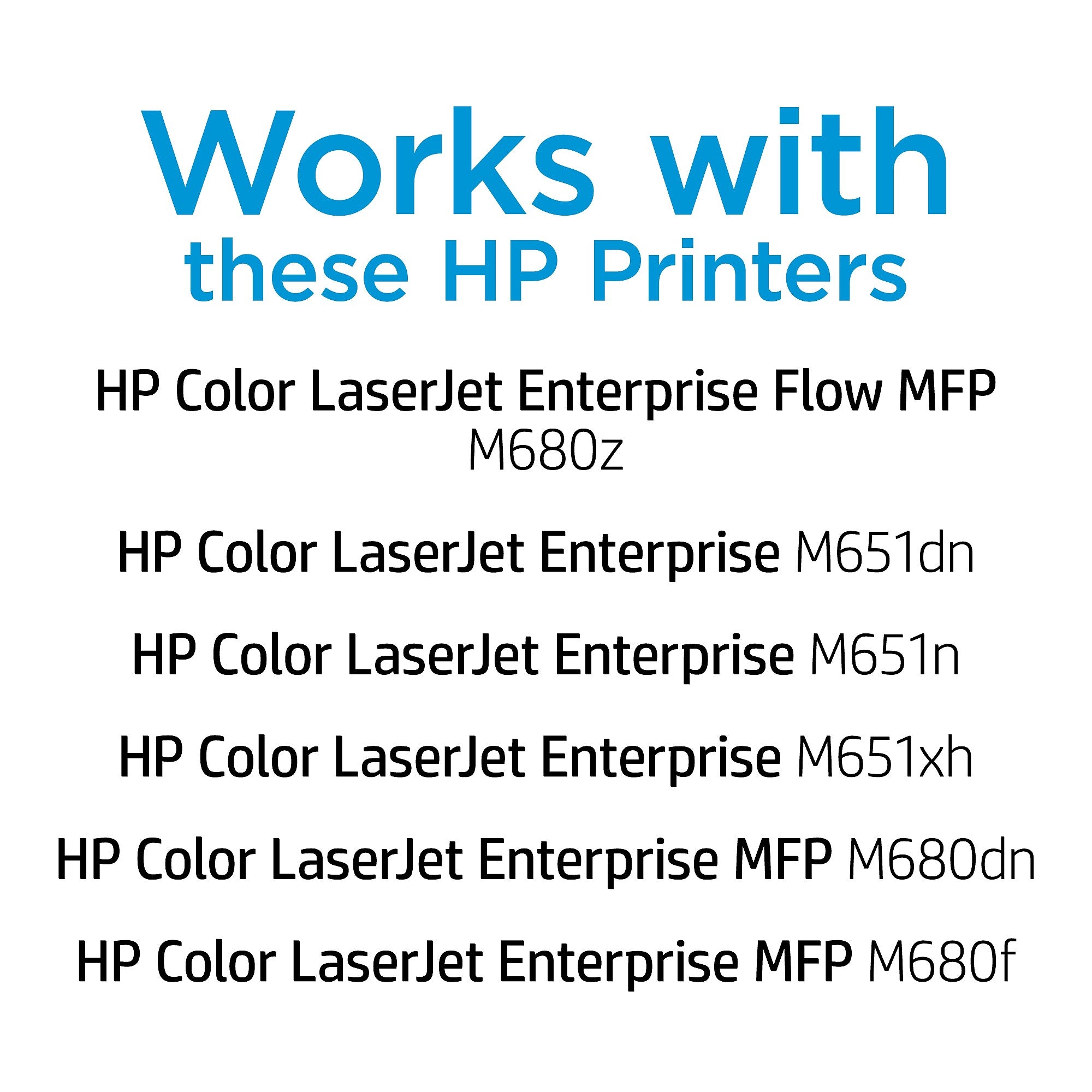 HP 652A Black Standard Yield Toner Cartridge, Prints Up to 11,500 Pages (CF320A)