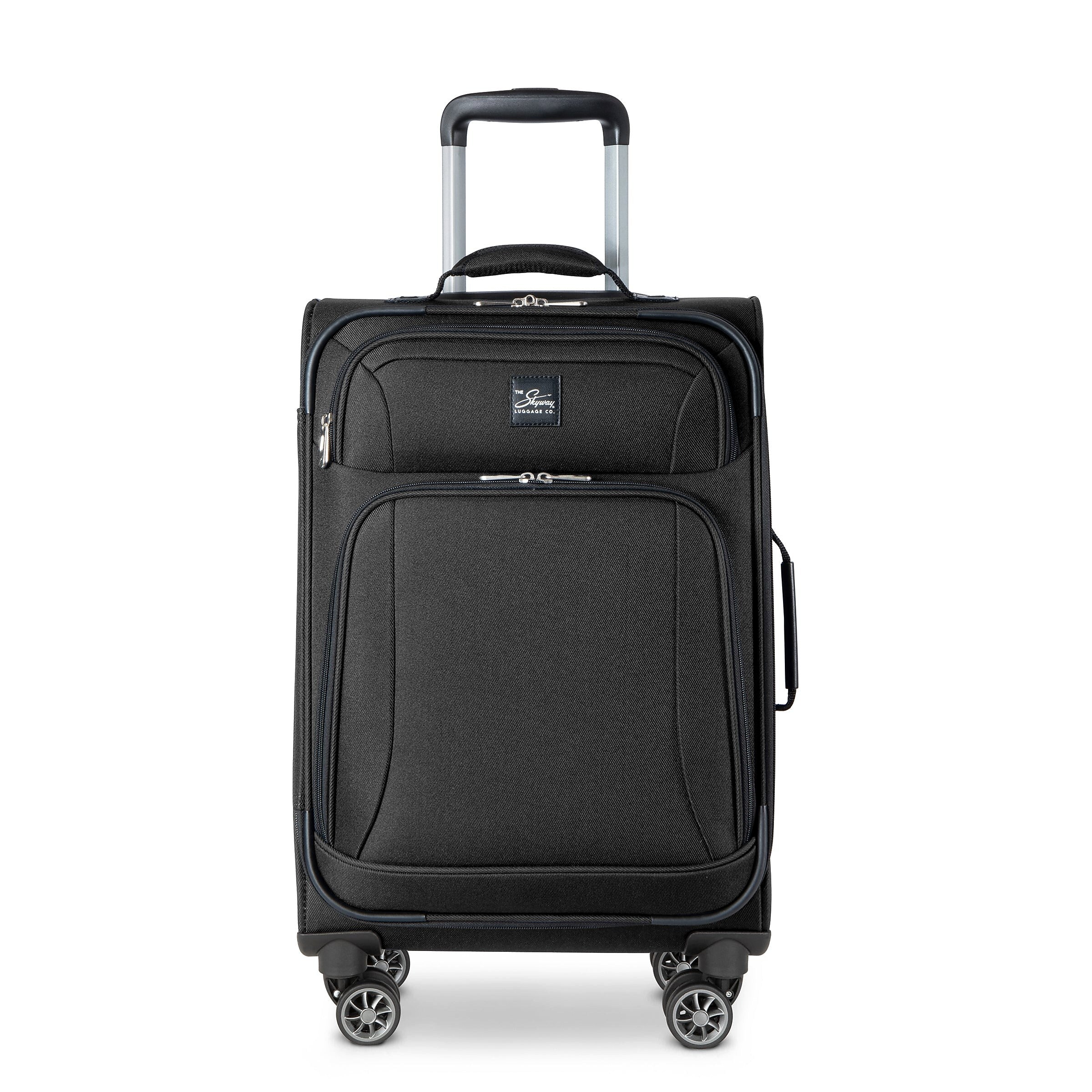 Skyway Luggage Epic 20" Carry-On Suitcase, 8-Wheeled Spinner, Black (450-20"001-4WB)