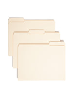 Smead File Folder, Reinforced 1/3-Cut Tab, 1-1/2" Expansion, Letter Size, Manila, 50/Box (10405)