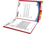 Medical Arts Press Reinforced End Tab File Folder, Straight Cut, Letter-Size, Red, 250/Carton (S-01502-RED-B)