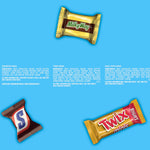 Mars Minis Milk Chocolate Candy Bars Bulk Variety Pack, 46.86 oz., 150 Pieces (459751)