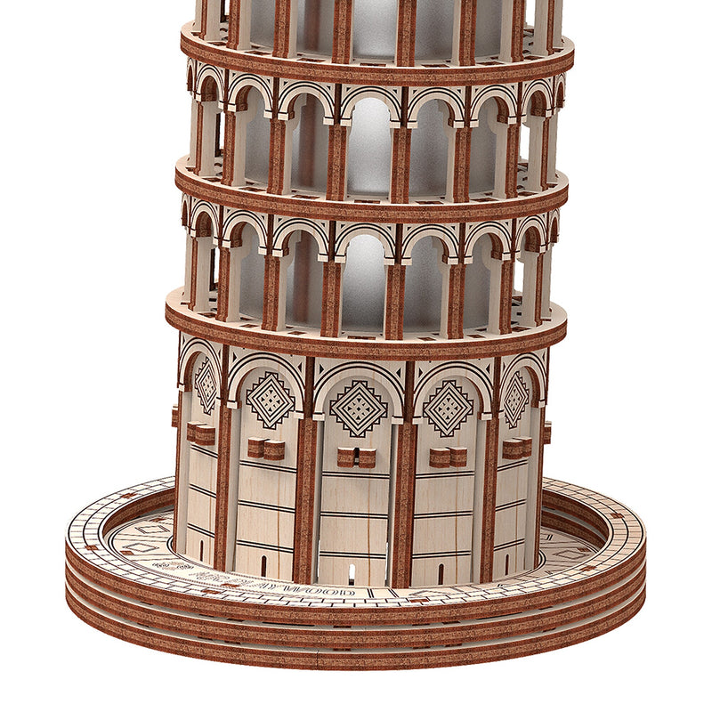 Mr.Playwood Leaning Tower of Pisa 3D Wooden STEM Model, 379 Pieces/Set (AVRAV1612401)