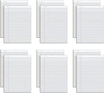 TOPS Prism+ Notepads, 8.5" x 11.75", Wide, Gray, 50 Sheets/Pad, 12 Pads/Pack (TOP63160)
