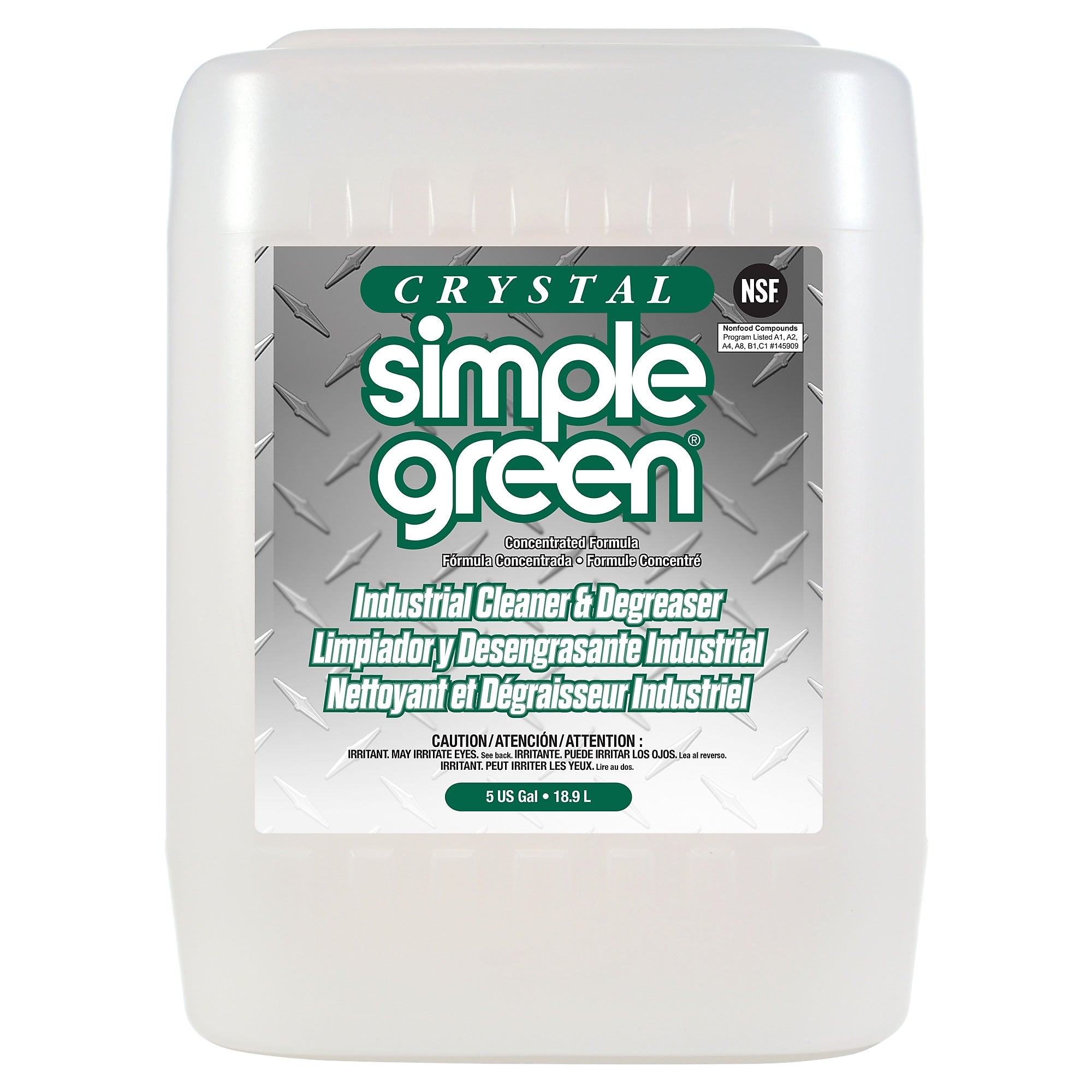 Simple Green Crystal All-Purpose Industrial Cleaner/Degreaser, 5gal, Pail (SMP19005)