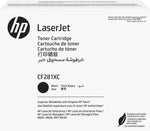 HP 81XC Black High Yield Toner   Cartridge, Prints Up to 25,000 Pages (CF281XC)