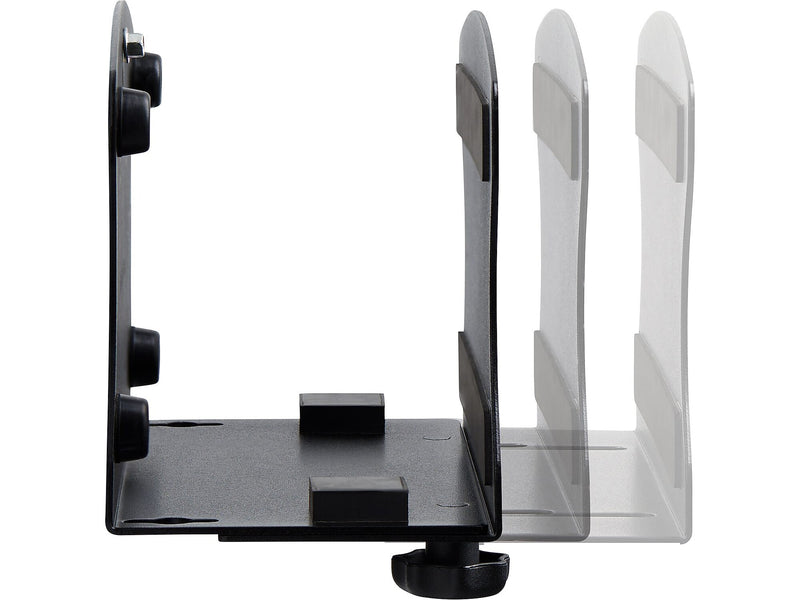 StarTech Adjustable PC Wall Mount Bracket, Up to 40 lbs. Computers, Black (2NS-CPU-WALL-MOUNT)