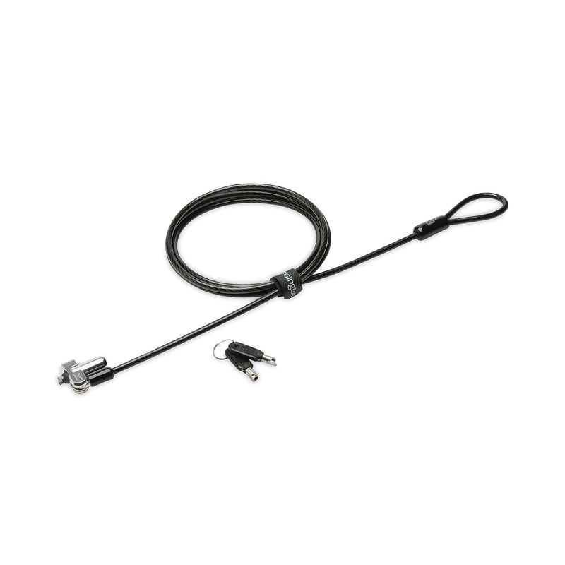 AbilityOne 5340016952554, SKILCRAFT Kensington Keyed Computer Lock, 6 ft Carbon Steel Cable, Black (NSN6952554)