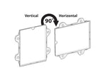 Azar Sign Holder, 8.5" x 11.5", Wall Mounted, Clear, Acrylic, 10/Pack (106614-10PK)