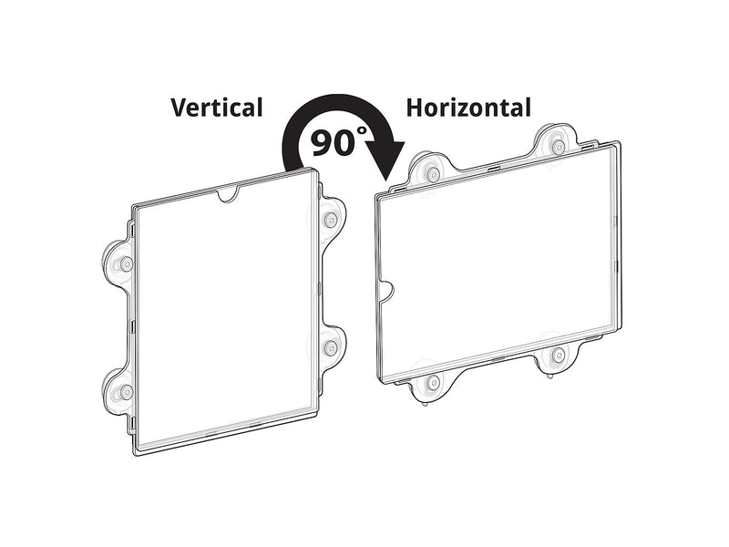 Azar Sign Holder, 8.5" x 11.5", Wall Mounted, Clear, Acrylic, 10/Pack (106614-10PK)