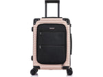 DUKAP Tour 20" Hardside Carry-On Suitcase, 4-Wheeled Spinner, TSA Checkpoint Friendly, Champagne (DKTOU00S-CHA)