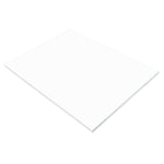Prang Construction Paper, 18" x 24", Bright White, 50 Sheets/Pack (P8717)