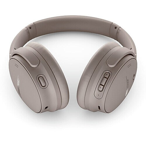 Bose QuietComfort Wireless Noise Canceling Over-Ear Headphones, Bluetooth, Sandstone (884367-1100)