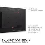 ViewSonic 32" 60Hz LCD Monitor, Black (TD3207)