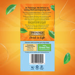 Twinings Pure Camomile Herbal Caffeine FreeTea Bags, 2.65 oz., 50/Box (TNA53651)