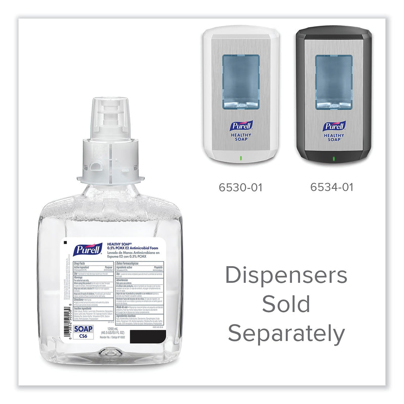PURELL HEALTHY Hand Soap Refill for CS6 Dispensers, 1,200 mL, 2/Carton (GOJ658202CT)