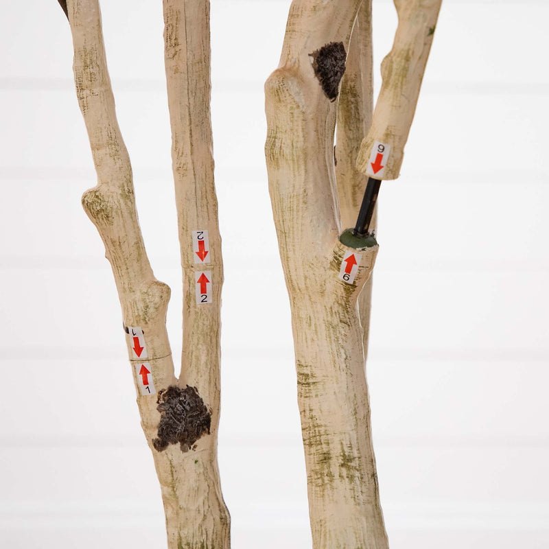 Nearly Natural 9' Autumn Birch Artificial Fall Tree (T4806)
